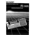 SHARP PC1425 Owners Manual SHARP PC1425 Owners Manual