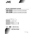 JVC UX-G30B Owners Manual JVC UX-G30B Owners Manual