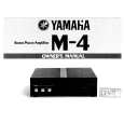 YAMAHA M-4 Owners Manual YAMAHA M-4 Owners Manual