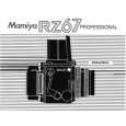MAMIYA RZ67 PROFESSIONAL Owners Manual MAMIYA RZ67 PROFESSIONAL Owners Manual
