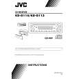 JVC KD-G113 for AU Owners Manual JVC KD-G113 for AU Owners Manual