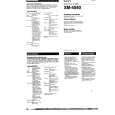 SONY XM-4040 Owners Manual SONY XM-4040 Owners Manual