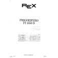 REX-ELECTROLUX FI1550D Owners Manual REX-ELECTROLUX FI1550D Owners Manual