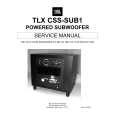 JBL CSS-SUB1 Service Manual JBL CSS-SUB1 Service Manual