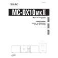 TEAC MCDX10MK2 Owners Manual TEAC MCDX10MK2 Owners Manual