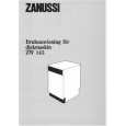 ZANUSSI ZW145 Owners Manual ZANUSSI ZW145 Owners Manual