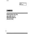 ZANUSSI EB1465B Owners Manual ZANUSSI EB1465B Owners Manual