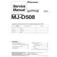 PIONEER MJD508 Service Manual PIONEER MJD508 Service Manual
