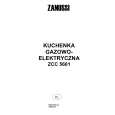ZANUSSI ZCC5601 Owners Manual ZANUSSI ZCC5601 Owners Manual