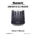 NUMARK DM3001X Instrukcja Obsługi NUMARK DM3001X Instrukcja Obsługi