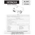 HITACHI CPX325W Service Manual HITACHI CPX325W Service Manual