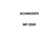 SCHNEIDER MP2000 Service Manual SCHNEIDER MP2000 Service Manual