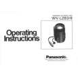 PANASONIC WVLZ836 Owners Manual PANASONIC WVLZ836 Owners Manual