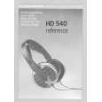 SENNHEISER HD 540 REFERENCE Owners Manual SENNHEISER HD 540 REFERENCE Owners Manual