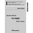 PIONEER FH-P8800 Owners Manual PIONEER FH-P8800 Owners Manual