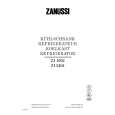 ZANUSSI ZI1602 Owners Manual ZANUSSI ZI1602 Owners Manual