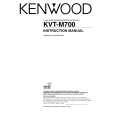 KENWOOD KVTM700 Owners Manual KENWOOD KVTM700 Owners Manual