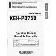 PIONEER KEHP3750 Owners Manual PIONEER KEHP3750 Owners Manual