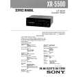 SONY XR5500 Service Manual SONY XR5500 Service Manual