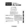 PIONEER PL-X430 Owners Manual PIONEER PL-X430 Owners Manual