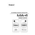 ROLAND MA-4 Owners Manual ROLAND MA-4 Owners Manual