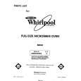 WHIRLPOOL MW8700XS2 Parts Catalog WHIRLPOOL MW8700XS2 Parts Catalog