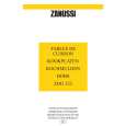 ZANUSSI ZDG323X Owners Manual ZANUSSI ZDG323X Owners Manual