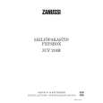 ZANUSSI ZCF210M Owners Manual ZANUSSI ZCF210M Owners Manual