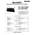 SHARP QT247YBK Service Manual SHARP QT247YBK Service Manual