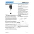 SHURE 592T Owners Manual SHURE 592T Owners Manual