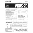 TEAC VRDS20 Owners Manual TEAC VRDS20 Owners Manual