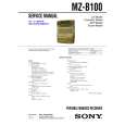 SONY MZB100 Service Manual SONY MZB100 Service Manual