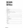 ROLAND GR-500 Service Manual ROLAND GR-500 Service Manual