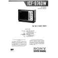 SONY ICF-9740W Service Manual SONY ICF-9740W Service Manual