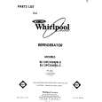 WHIRLPOOL EL13PCXMWL0 Parts Catalog WHIRLPOOL EL13PCXMWL0 Parts Catalog