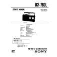 SONY ICF780L Service Manual SONY ICF780L Service Manual