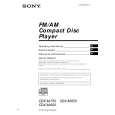 SONY CDX-M600 Owners Manual SONY CDX-M600 Owners Manual