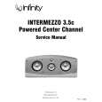 INFINITY INTERMEZZO3.5C Service Manual INFINITY INTERMEZZO3.5C Service Manual