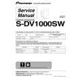 PIONEER S-DV1000SW/DFLXJI Service Manual PIONEER S-DV1000SW/DFLXJI Service Manual