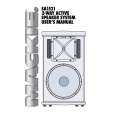 MACKIE SA1521 Owners Manual MACKIE SA1521 Owners Manual