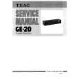 TEAC GE-20 Service Manual TEAC GE-20 Service Manual