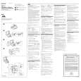 SONY WM-FS221 Owners Manual SONY WM-FS221 Owners Manual