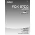 YAMAHA RDXE700 Owners Manual YAMAHA RDXE700 Owners Manual