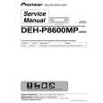 PIONEER DEH-P8600MP/X1B/EW Service Manual PIONEER DEH-P8600MP/X1B/EW Service Manual