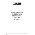 ZANUSSI ZI4120F Owners Manual ZANUSSI ZI4120F Owners Manual