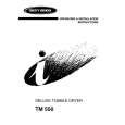 TRICITY BENDIX TM550 Owners Manual TRICITY BENDIX TM550 Owners Manual