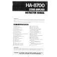 HITACHI HA8700 Owners Manual HITACHI HA8700 Owners Manual