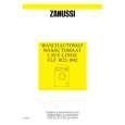 ZANUSSI FLF1022 Owners Manual ZANUSSI FLF1022 Owners Manual