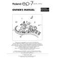 ROLAND EP-7 Owners Manual ROLAND EP-7 Owners Manual