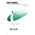 AEG TB114FF Owners Manual AEG TB114FF Owners Manual
